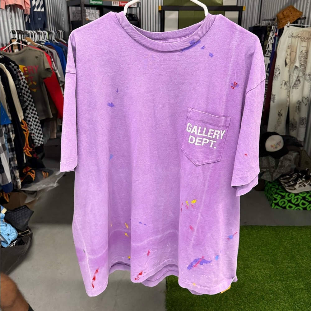 Gallery Dept Purple T-Shirt